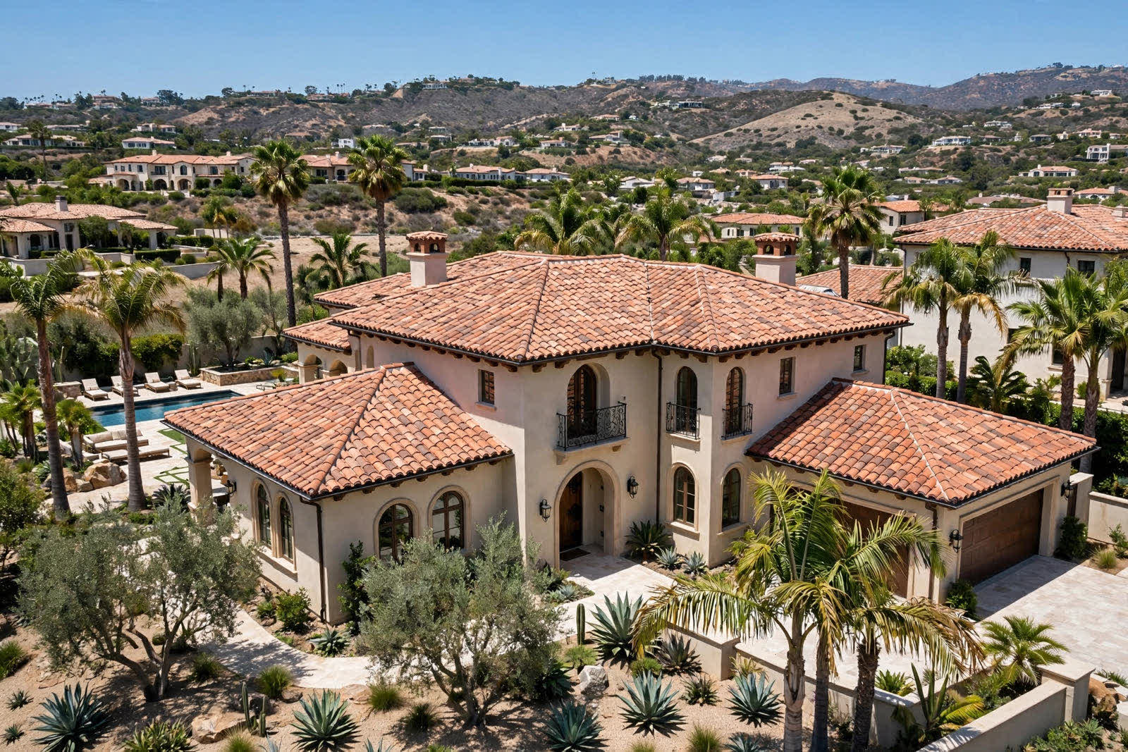 Finished tile roof by Mars Roofers